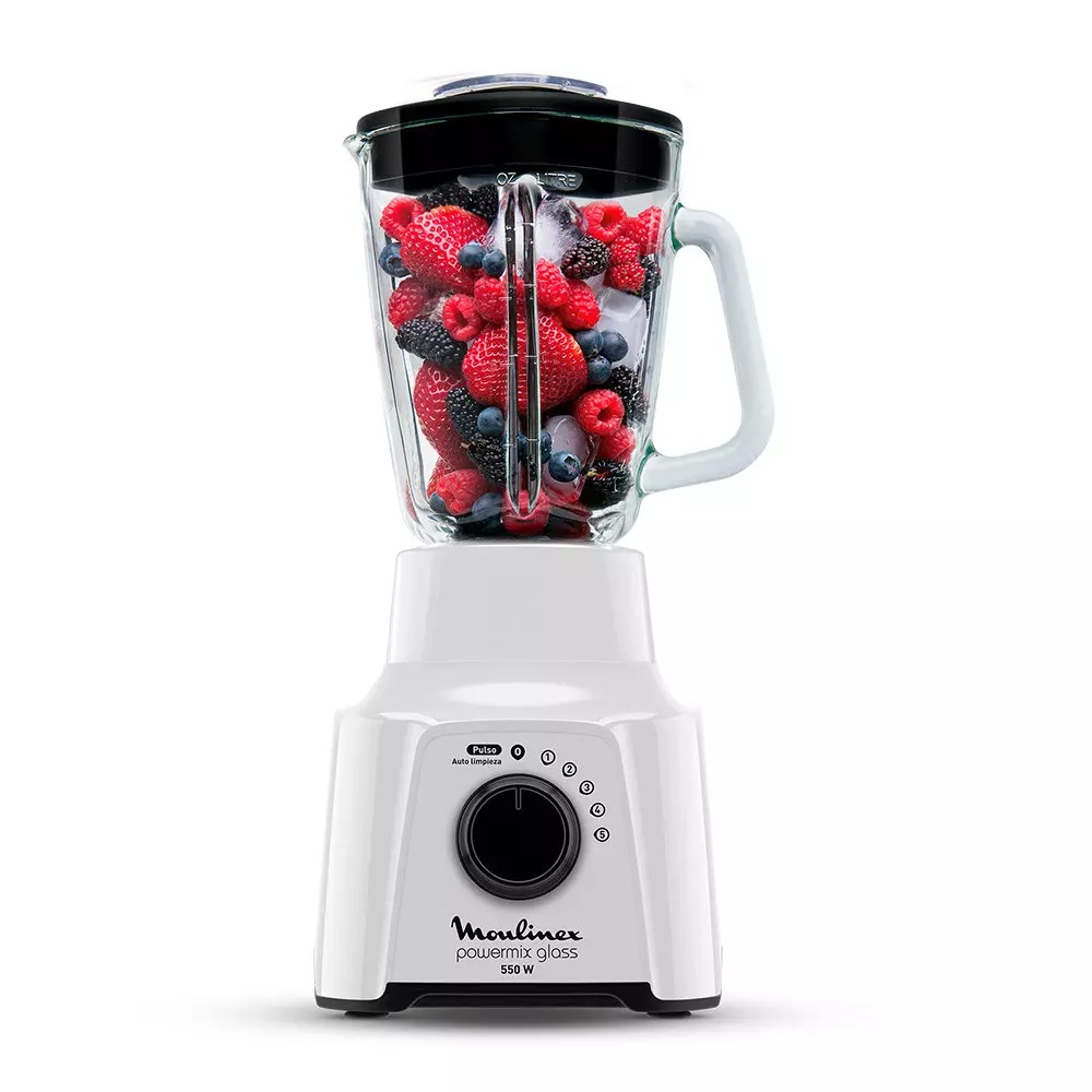 LICUADORA MOULINEX LM28 POWERMIX 5V 1,75L 550W VASO VIDRIO MX144