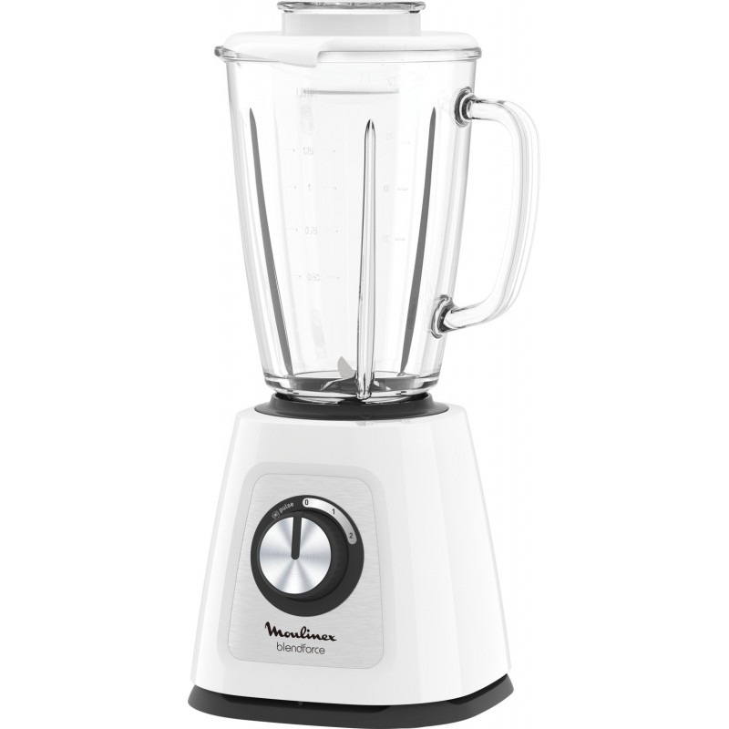 LICUADORA MOULINEX LM435 2V 1,75L 800W VASO VIDRIO BLANCO