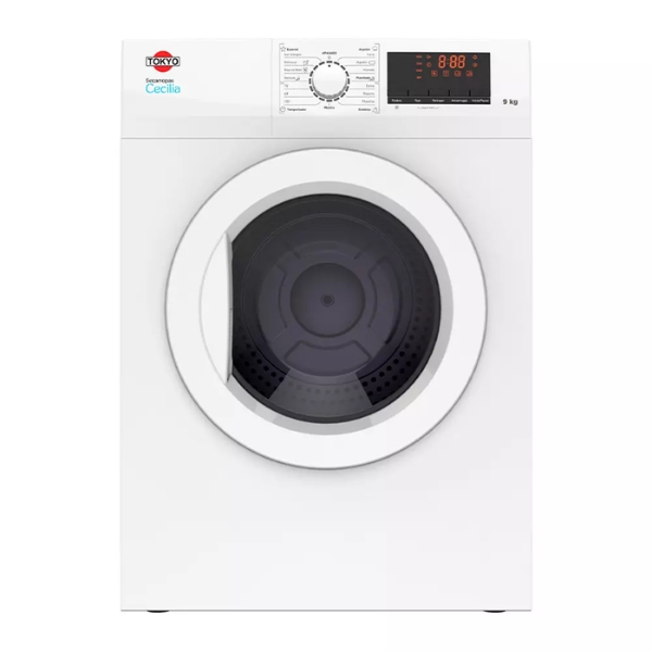 SECARROPAS TOKYO 9KG CECILIA C/DISPLAY LED BLANCO T2960